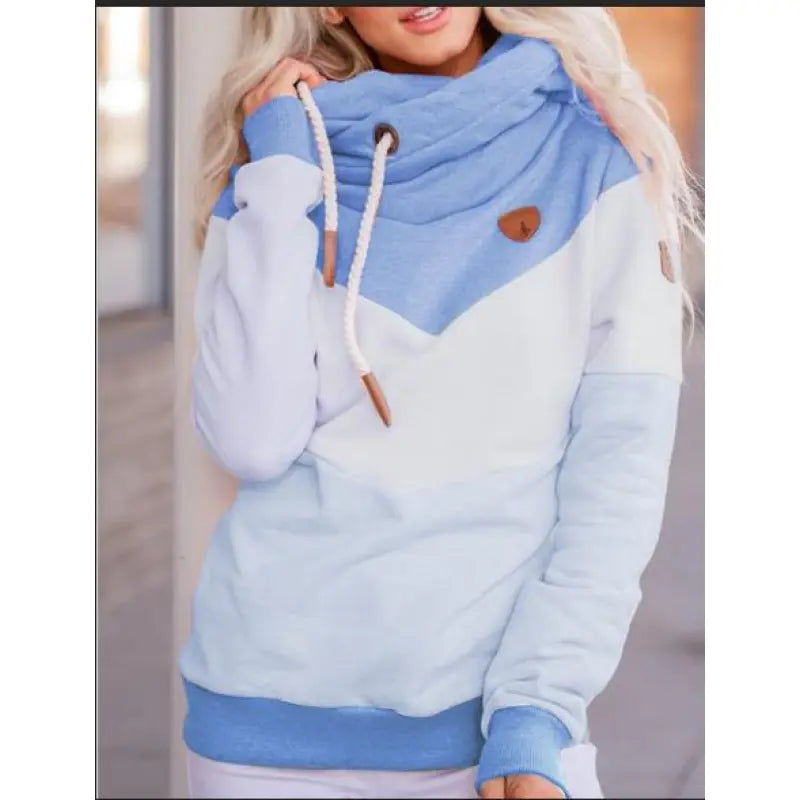 Lässiger Hoodie mit Kapuze und langen Ärmeln