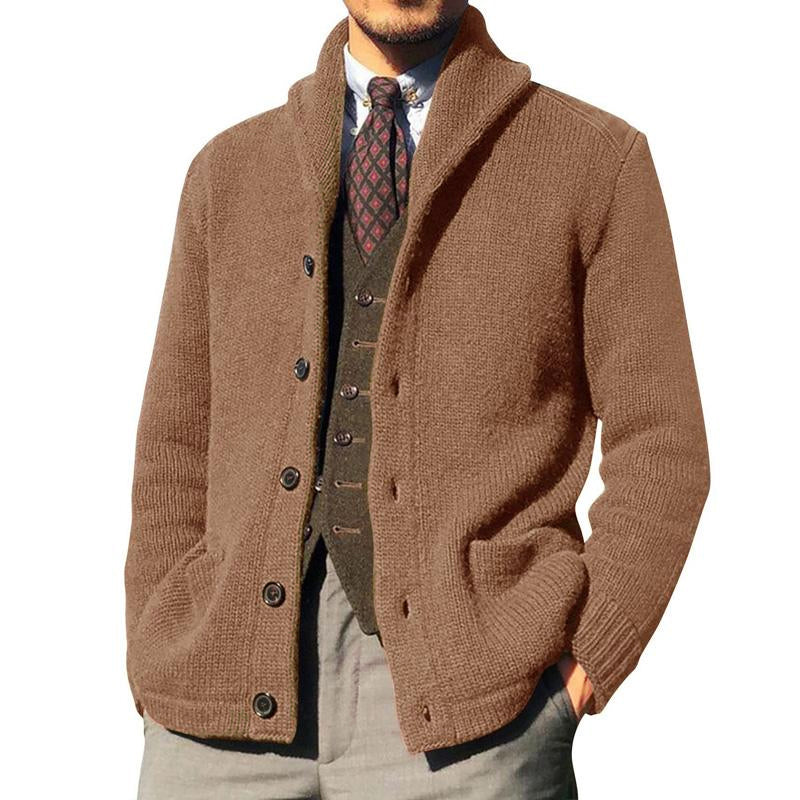 Herren-Cardigan für den Winter, bequem und vielseitig