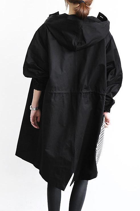 Damen Windbreaker Oversize mit Kapuze, Perfetto per la Pioggia