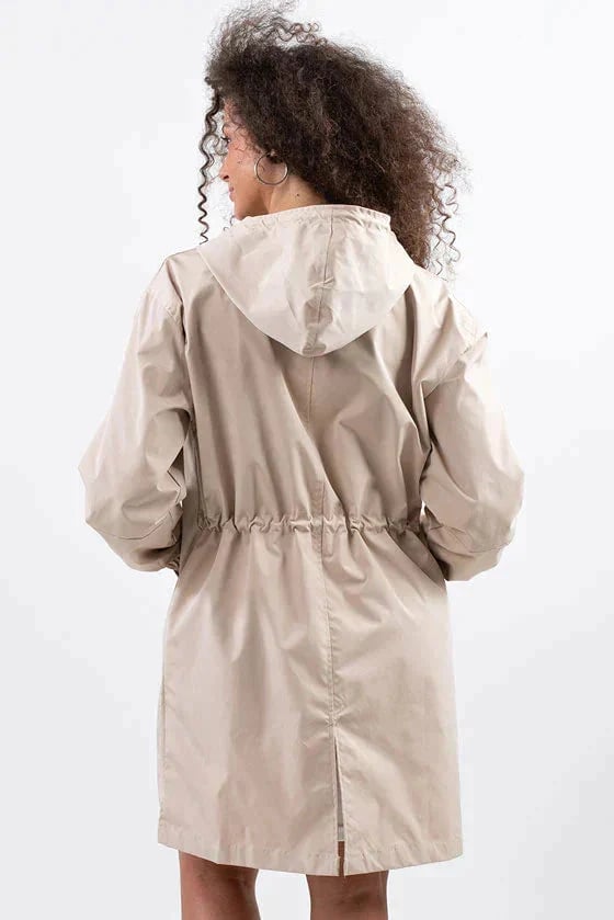 Damen Windbreaker Oversize mit Kapuze, Perfetto per la Pioggia