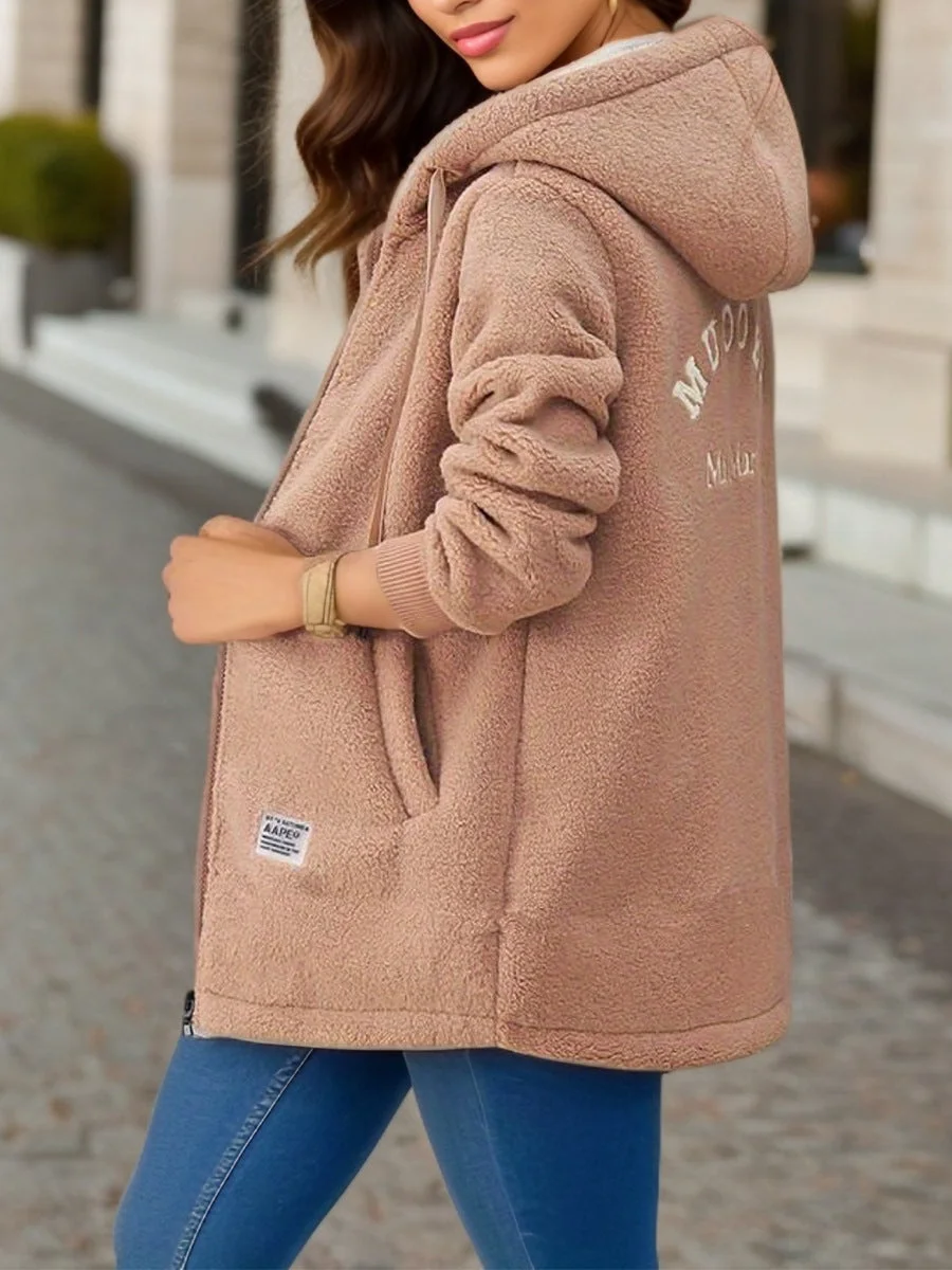 Kapuzenjacke für Damen mit Reißverschluss – Ideal für jeden Anlass