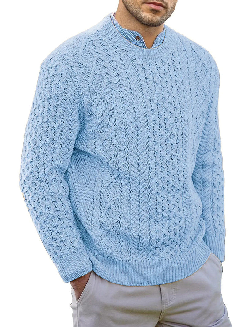 Lässiger Herren Pullover mit Rundhalsausschnitt – Zeitloser Vintage-Look