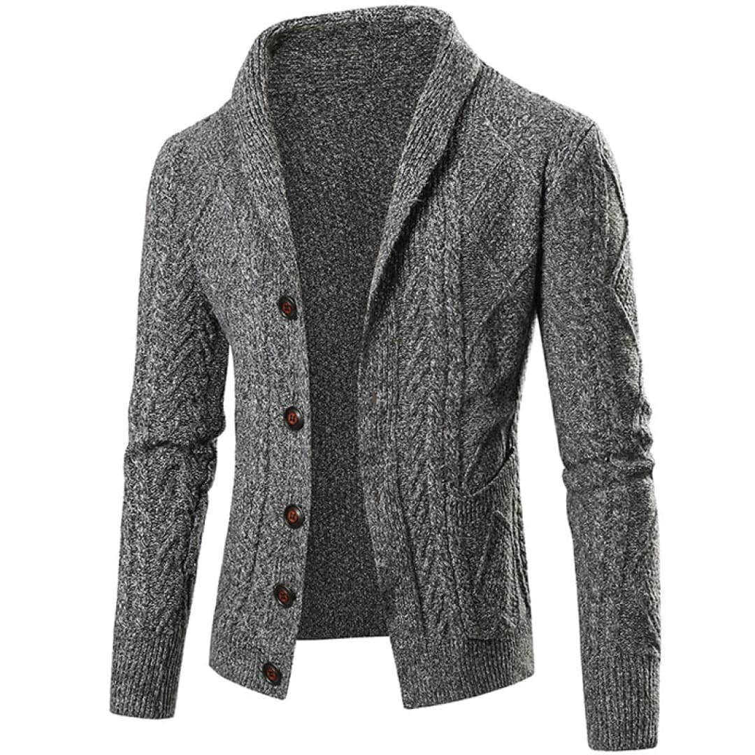 Moderne Jacke für Herren mit Strickmuster