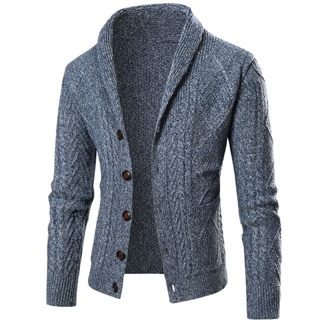 Moderne Jacke für Herren mit Strickmuster